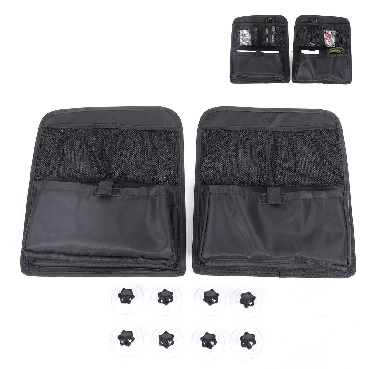 Rear Trunk Anti-roll Storage Bag Organizer Oxford For LR Defender 90 110 2020-24 15