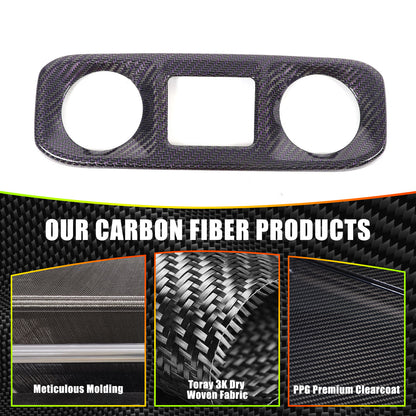 Real Carbon Fiber Center air outlet Trim Cover For Benz W463 G550 G63 19-20 10