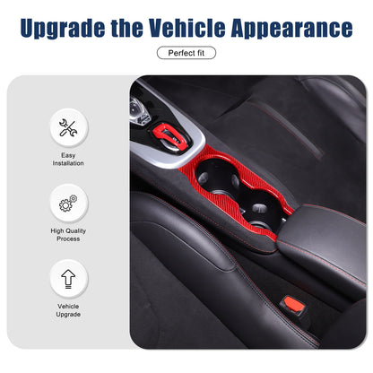 Red Real Carbon Fiber Interior Center Console Cover Trim For Lotus EMIRA 2021-25 8