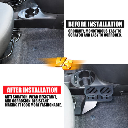 Alloy Passenger Seat Expansion Cup Holder For Fiat 500 Abarth 595 695 16+ US 20