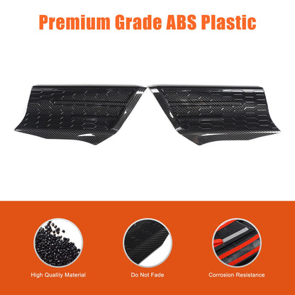 Carbon Fiber Style Fender Upper Decor Cover Trim For Toyota Tundra 2022+ 9