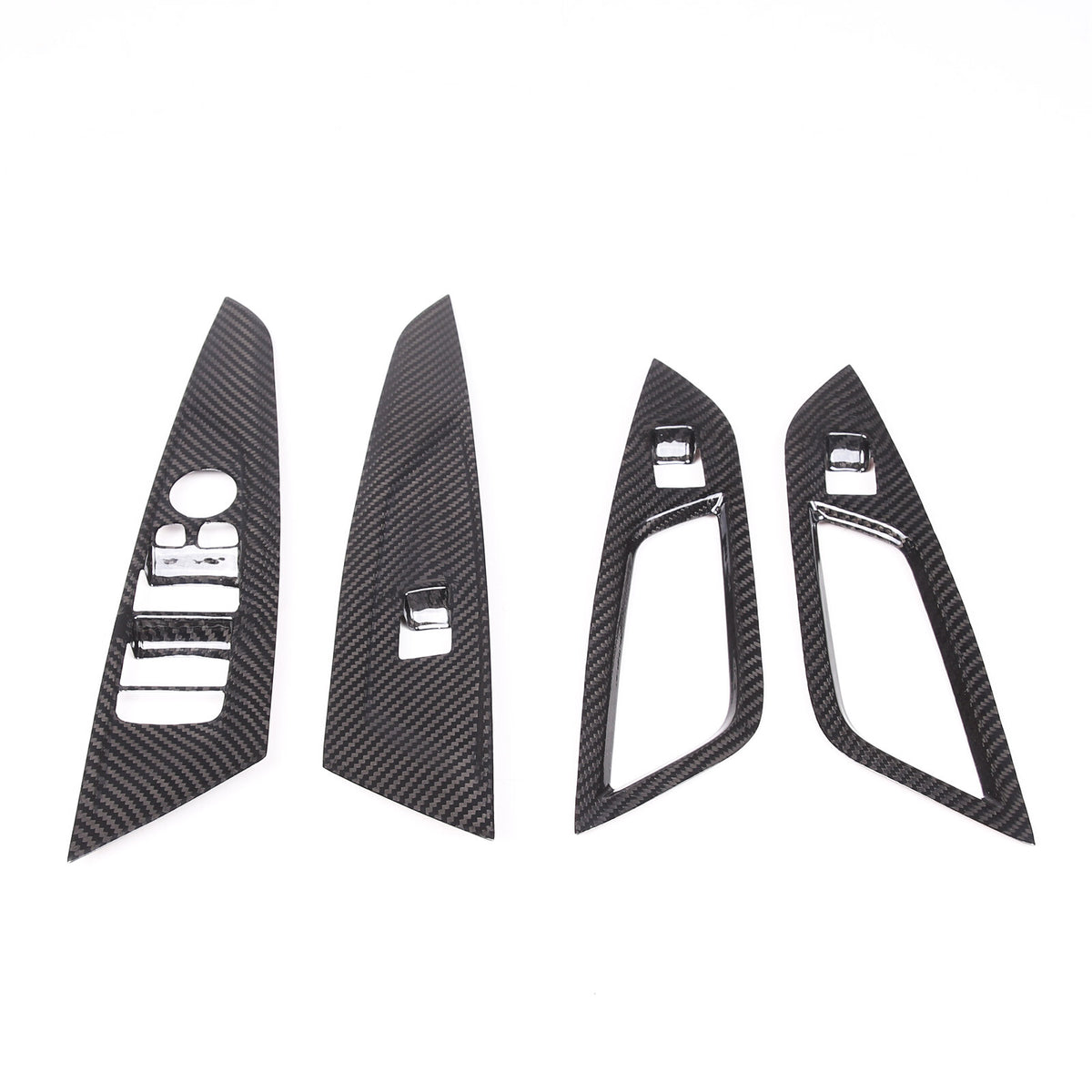Real Carbon Fiber Window Lift Button Trim Cover For BMW 4 Series G26 2021-22 6