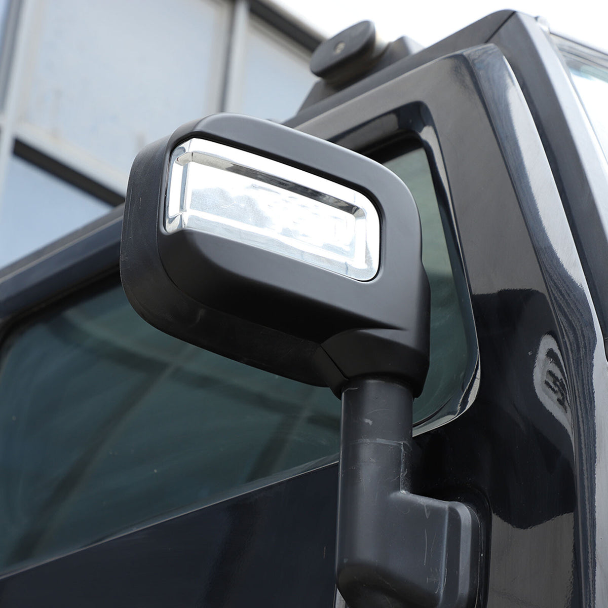 Matte Black Side Rear Exterior Door Mirror Cap Cover For Hummer H2 2003-09 US 8