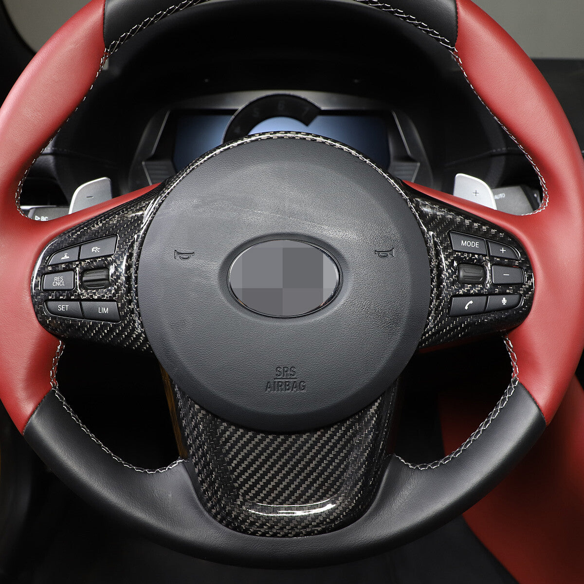 Real Carbon Fiber Full Interior Set Decor Trim Kit For Toyota Supra A90 MK5 19+ 12