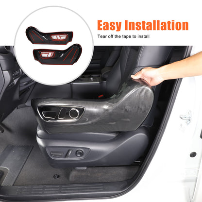ABS Carbon Seat Adjustment Button Trim Cover For Toyota Land Cruiser LC250 24+ 6