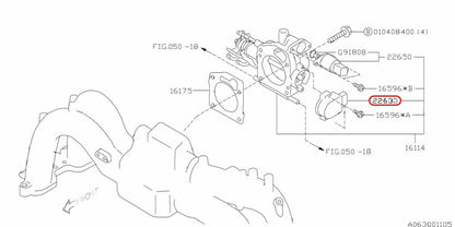 Subaru OEM Throttle Position Sensor 22633AA210 for Legacy Impreza 2