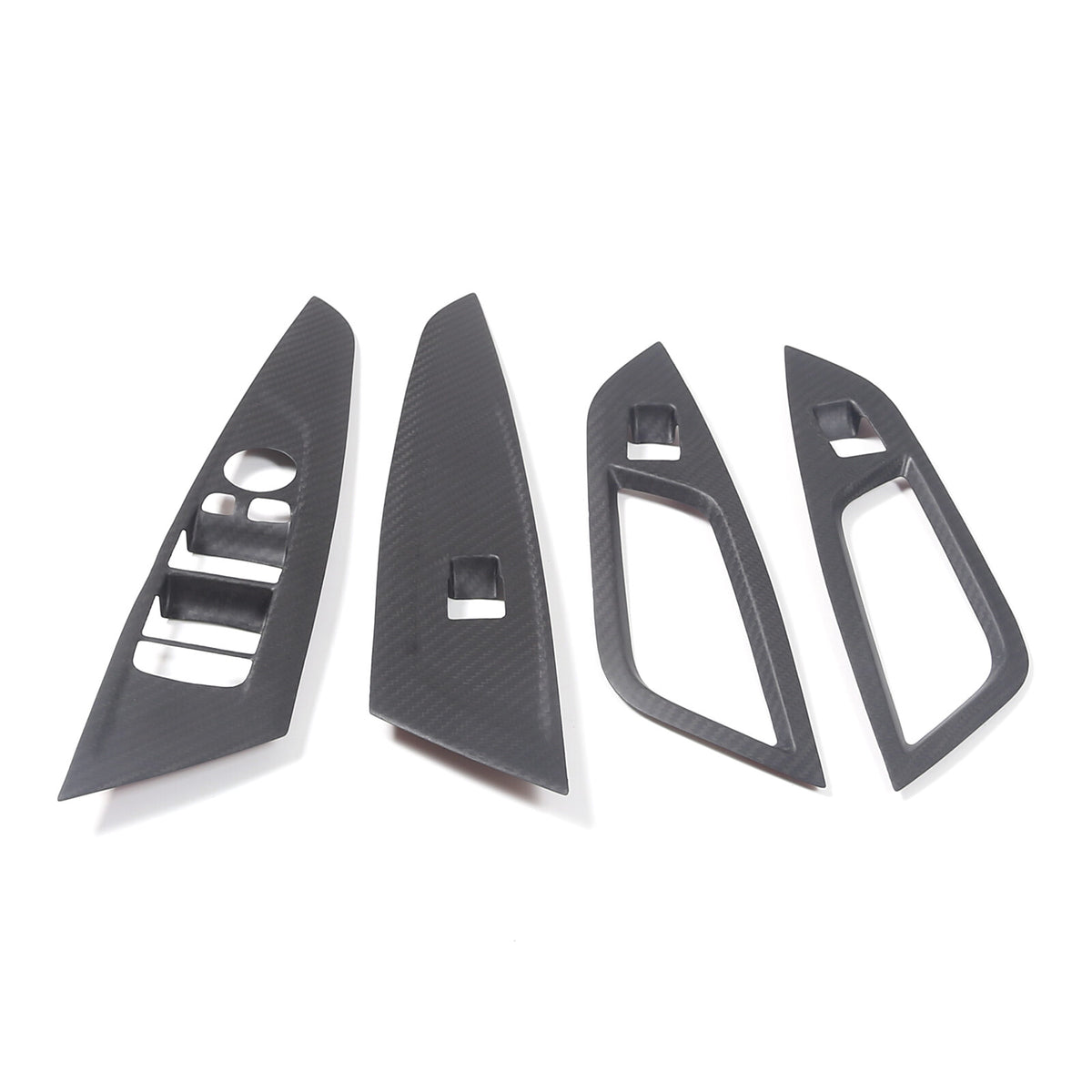 Matte Carbon Fiber Window Lift Switch Trim For BMW 4 Series G26 Gran Coupe 21-22 5