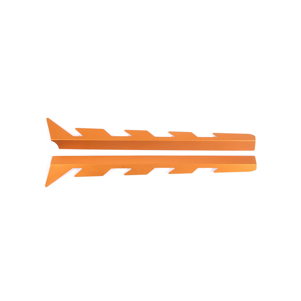 Orange Aluminum Engine Bay Engine Side Cover Plate Trim For Corvette C8 2020-26 7