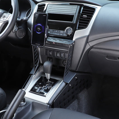 Wireless Center Molle Panel Device Mount For Mitsubishi L200 Triton 2019-23 5