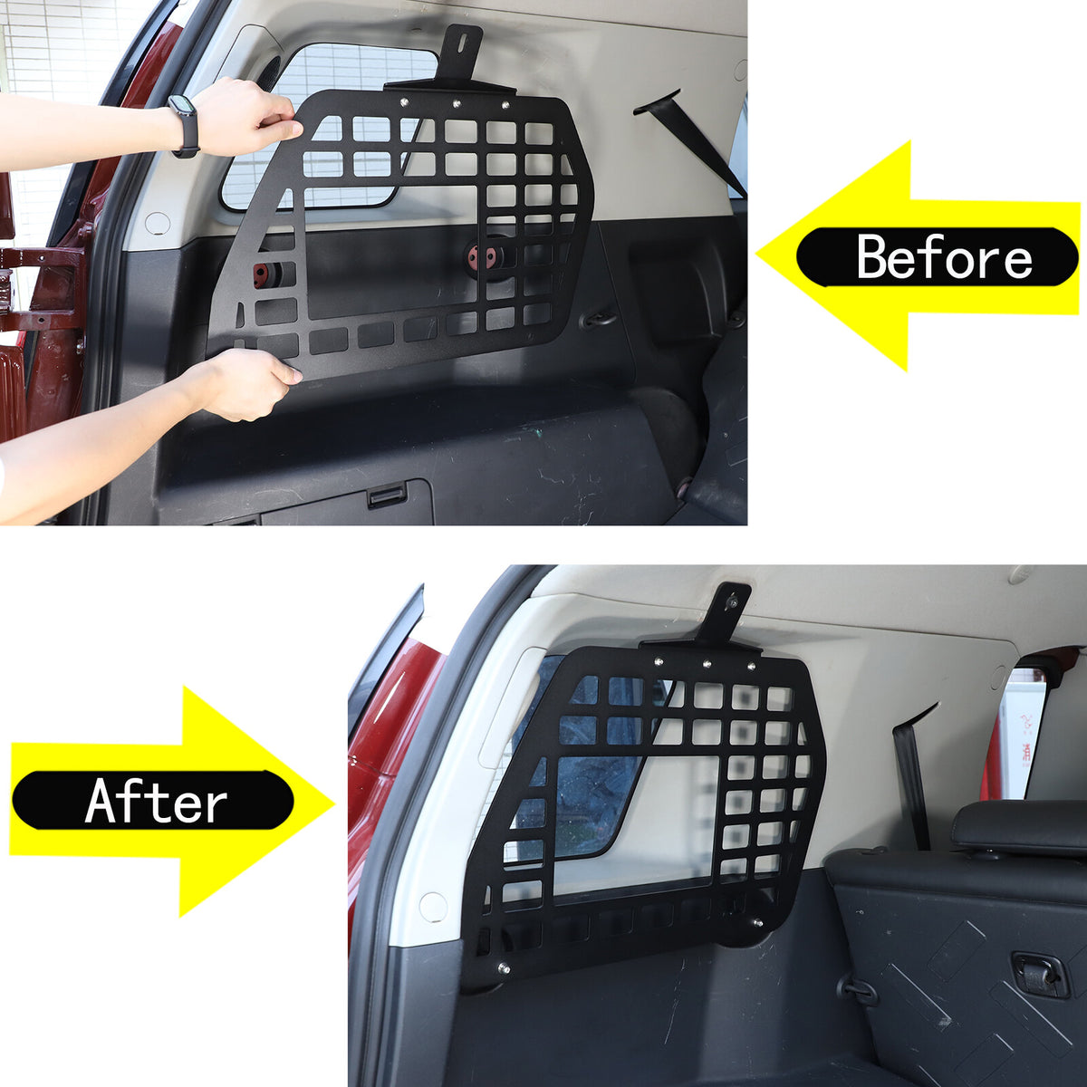 Left Modular Storage Molle Panel Shelf Rear Trunk For Toyota FJ Cruiser 07-21 US 3