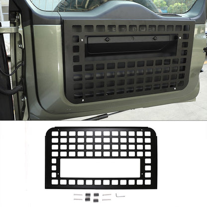 Rear Door Tailgate Table Storage Shelf Molle Panel For LR Defender L316 20+ 20