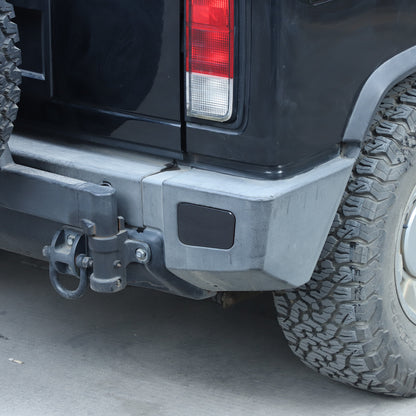 Smoked Black Rear Tail Light Lamp Decor Cover Trim For Hummer H2 2003-2009 23