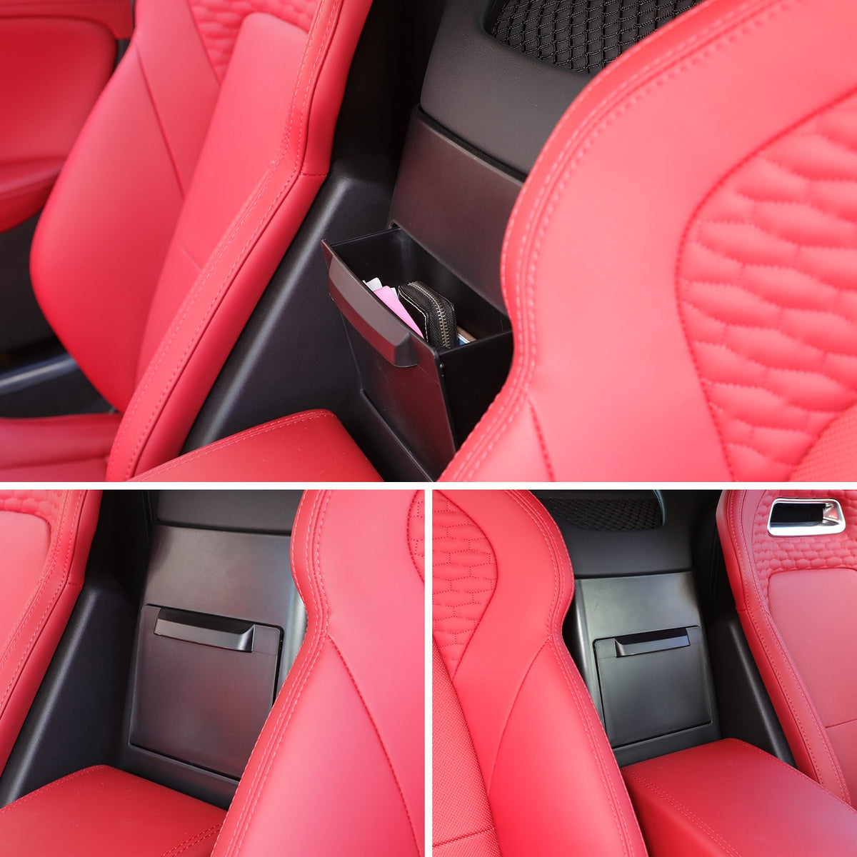 Center Conosle Back Storage Box Trim Cover For Jaguar F-TYPE Coupe 2013-24 US 3