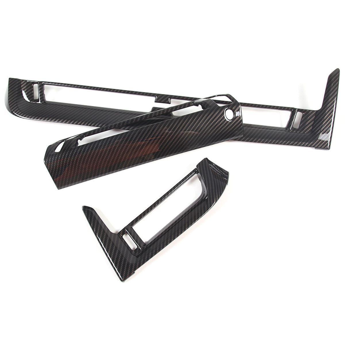ABS Carbon fiber Center Console air outlet frame Trim For BMW X1 U11 2023-24 7