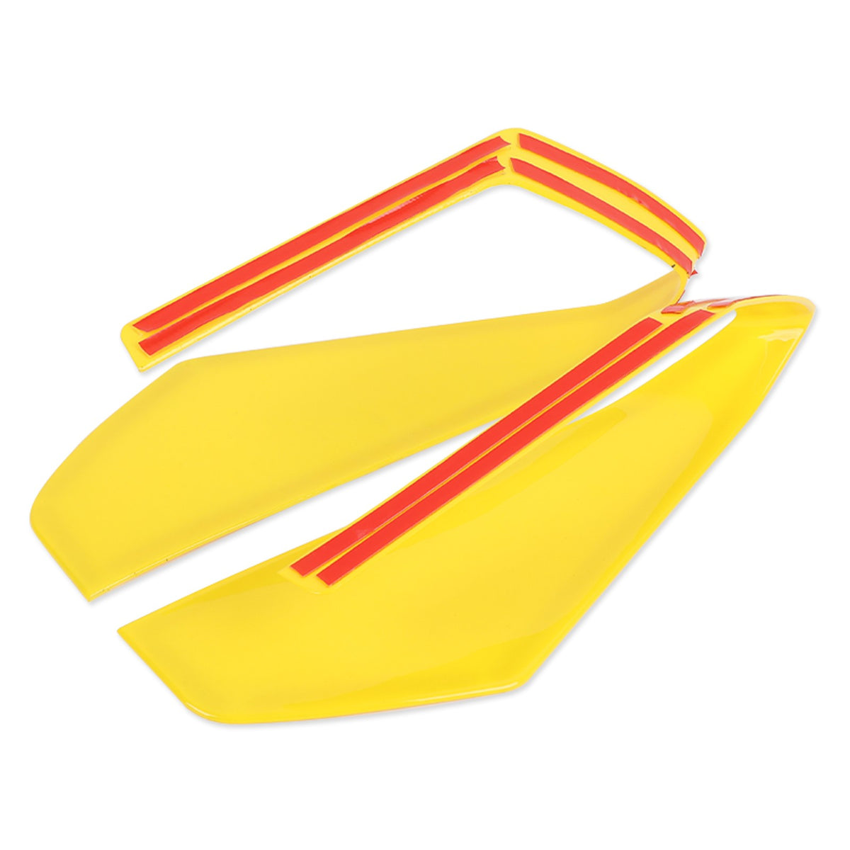 Yellow ABS Front Bumper Middle Grille Trim Cover For Corvette C8 2020+ 22
