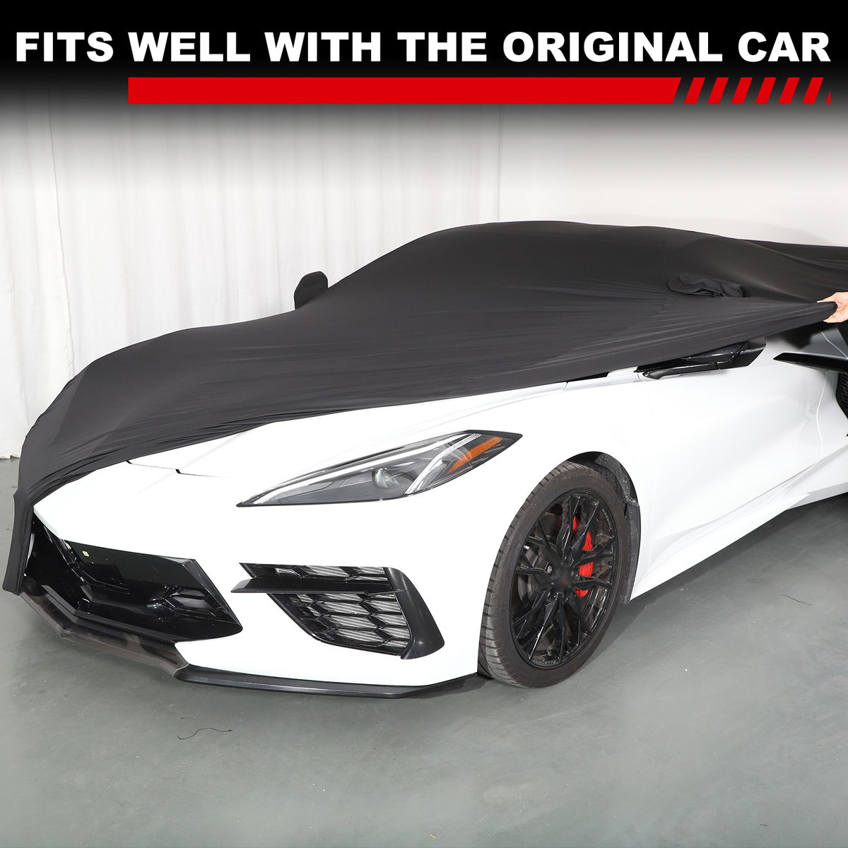 Car Protection Cover Waterproof Sun UV Snow Resistant For Corvette C8 2020+ 11