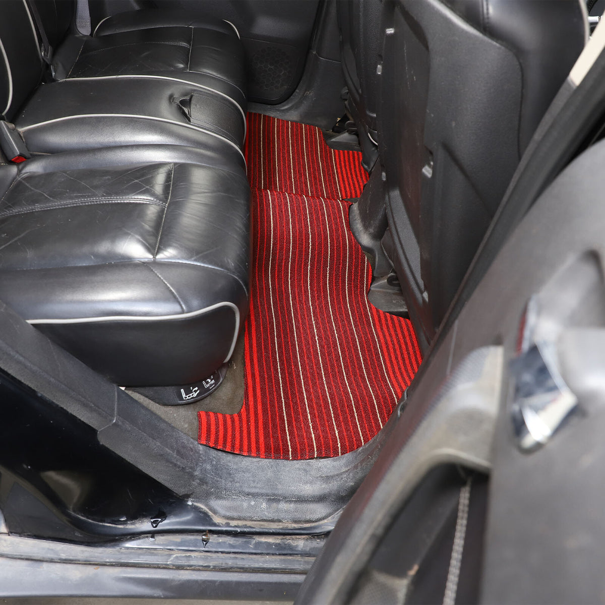 Beige Car Floor Mats Cargo Carpets Foot Pads For Hummer H3 2005-2009 7