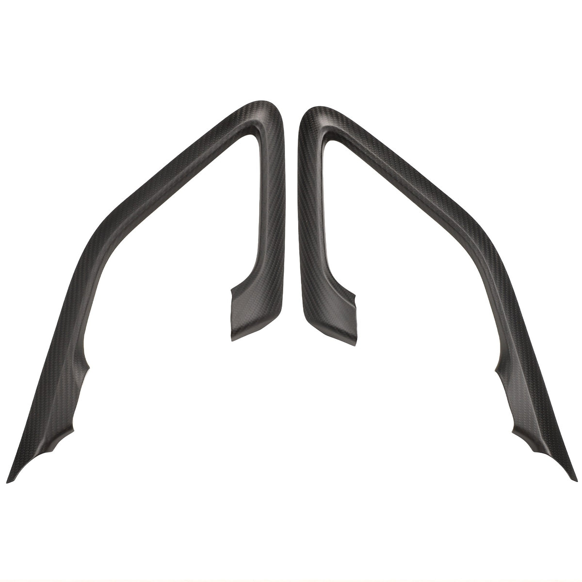 Matte Real Carbon Fiber Inner Door Handle Trim For Nissan GTR R35 2008‑2016 7