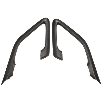 Matte Real Carbon Fiber Inner Door Handle Trim For Nissan GTR R35 2008‑2016 7