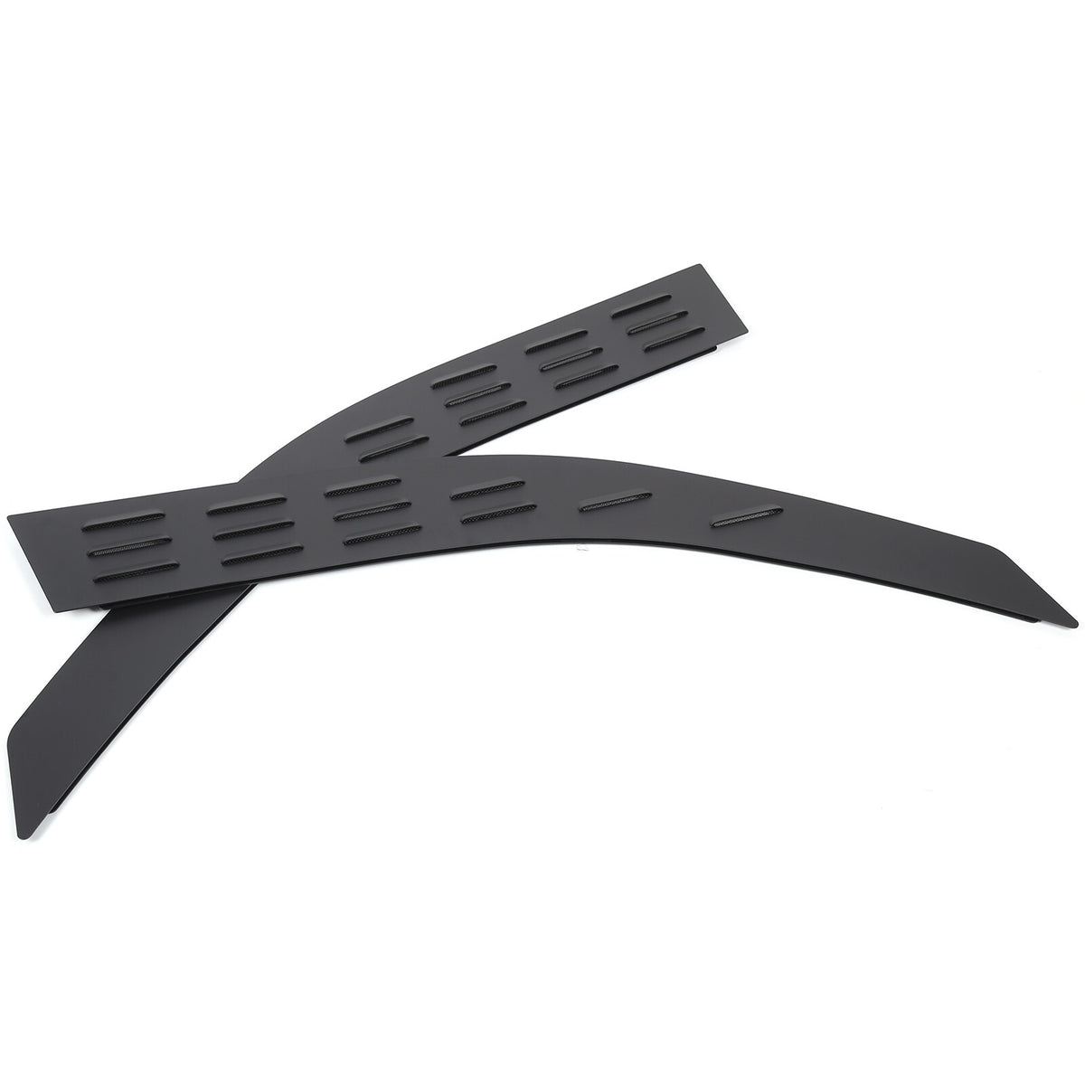 Rear Door Window Louver Air Vent Screen Panel Trim For Toyota Land Cruiser Prado 17