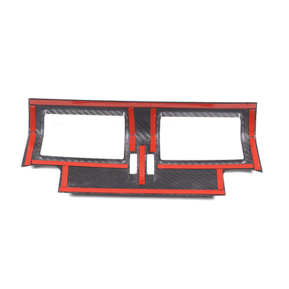 Real Carbon Fiber Rear Air Outlet Vent Panel Trim Cover For LR Defender 2020-24 5