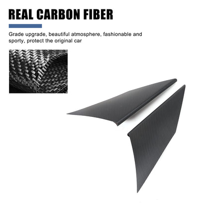 Matte Carbon Fiber Inner Console Side Panel Trim For BMW 5 Series G60 i5 2024+ 17