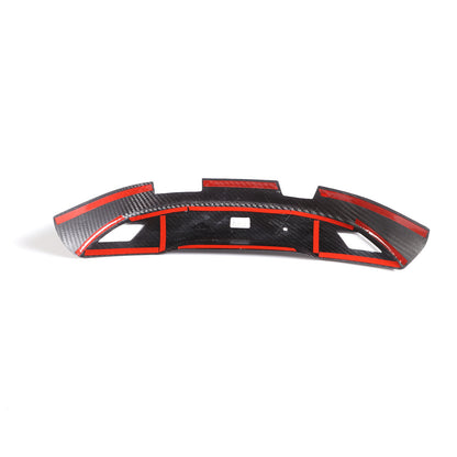 Real Carbon Fiber Inner Rearview Mirror Panel Cover Trim For Corvette C7 14-19 3