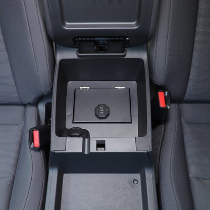 Center Console Safe GUN Storage Lock Box W/ TRAY For Nissan Frontier 2022+ 6