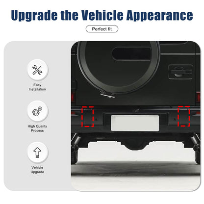 Real Carbon Fiber Rear Bumper Plate Cover For Benz G-Class G550 G63 W465 2025+ 12