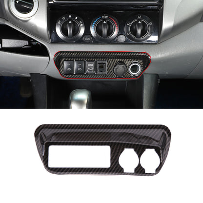 Carbon Fiber Color Central Control Full Frame Trim Set For Toyota Tacoma 2011-15 7