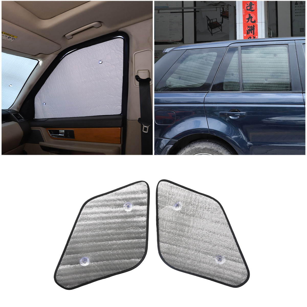 Car Full Window Sunshade Cover Shades Sun Visor For LR Range Rover Sport 2005-13 11