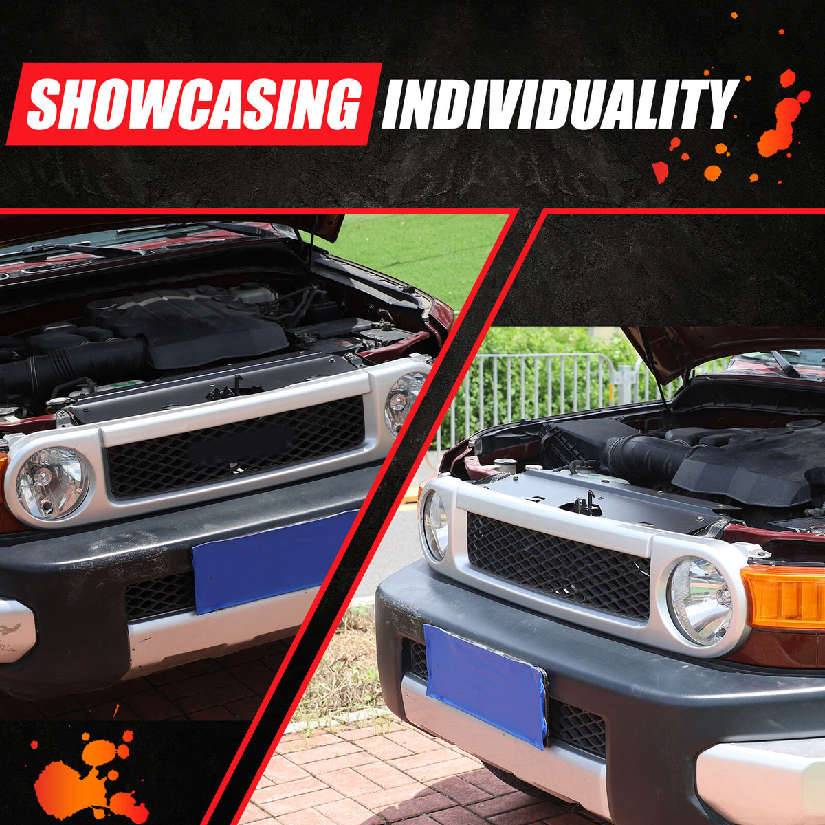 Engine Hood Cabin Cover Radiator Cooling Plate For Toyota FJ Cruiser 07-21 US 5