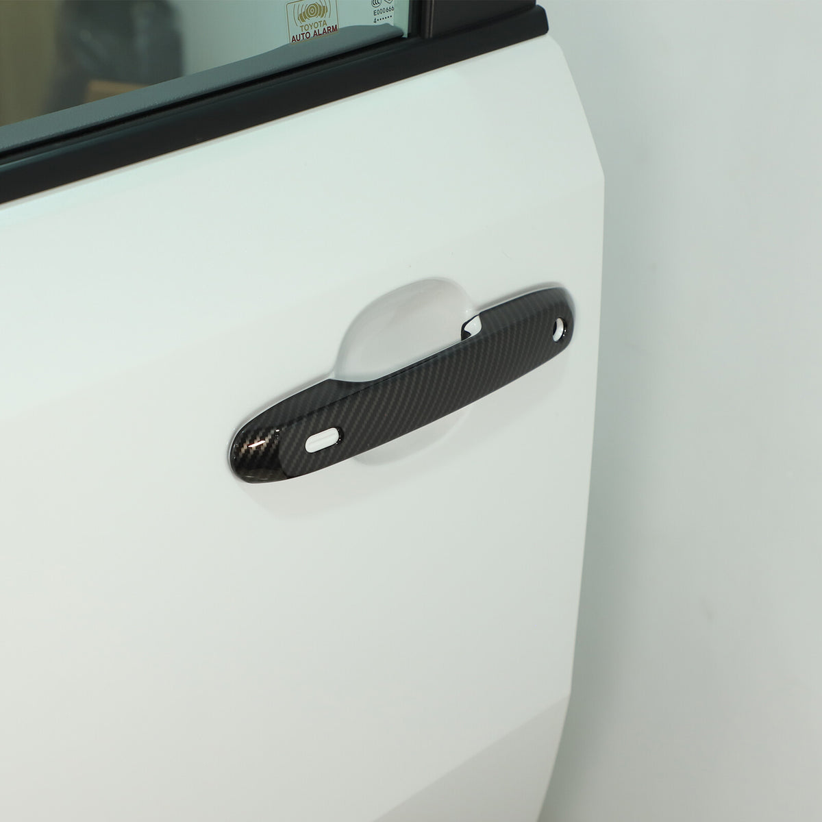 Carbon fiber ABS Door Handle & Mirror Trim For Toyota Land Cruiser LC250 24+ US 21
