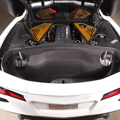 Yellow Alloy Engine Covers Engine Bay Panel Interior For Corvette C8 2020-2026 8