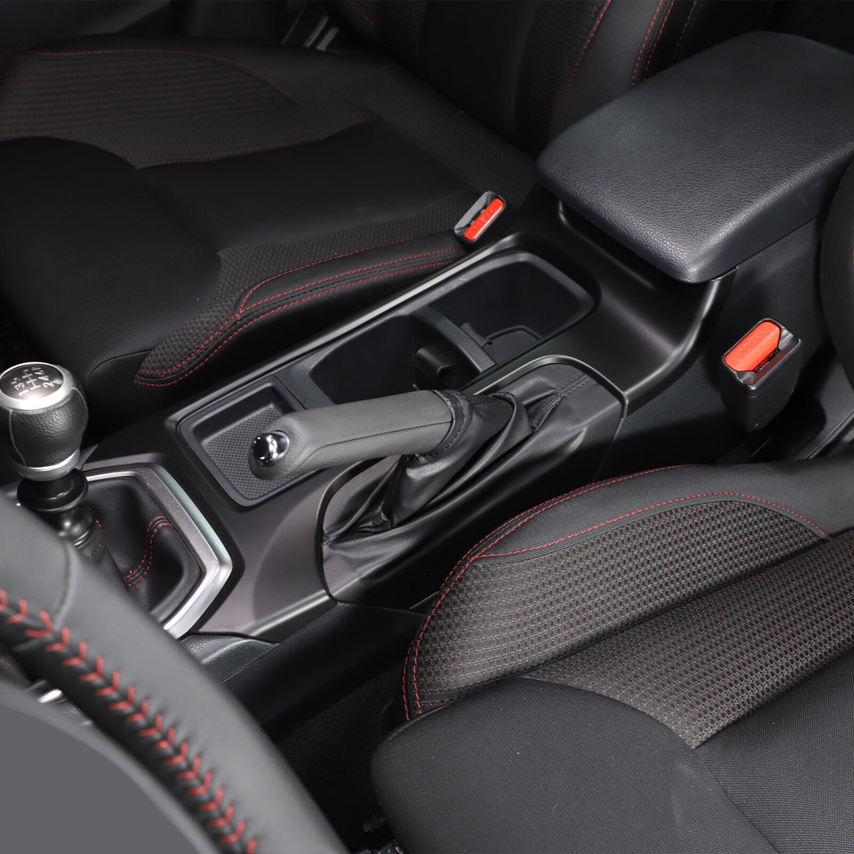 Matte Black Center Console Gear Shift Cup Holder Trim for Subaru WRX VB MT 22-24 12