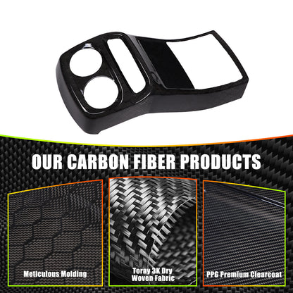 Honeycomb Carbon Fiber Rear Air Vent Outlet Trim For Benz G-Class W463 21-23 1