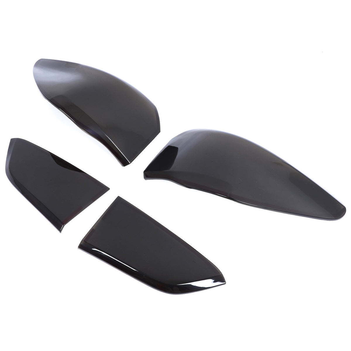 Smoked Black Rear Tail Light Guard Decor Cover Trim Bezel For BMW X1 F48 2020-22 12