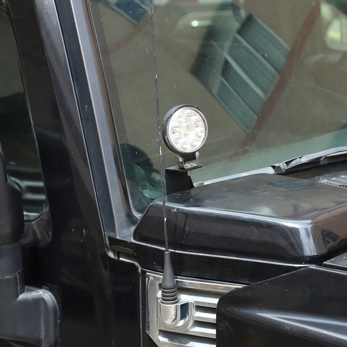 Steel Hood Light Mount Bracket For Hummer H2 2003-2009 21