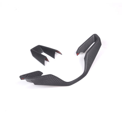 Matte Real Carbon Fiber Steering Wheel Cover Trim For Porsche 911 taycan 2019-23 4