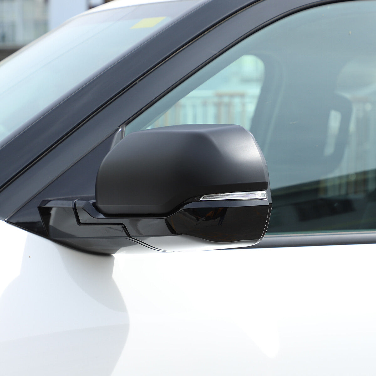Matte Black Mirror Covers +Door Handle Cover Kit For Toyota Tundra 2022 7