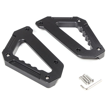 Black Alloy Door Pull Handle Armrest Panel Cover trim For LR Defender 2020-24 19