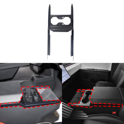 Real Dry Carbon Fiber Center Console Interior Trim For Tesla Cybertruck 2024+ 15