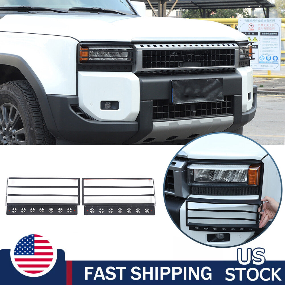 Front Headlight protection net cover trim For Toyota Land Cruiser LC250 24+ US 1