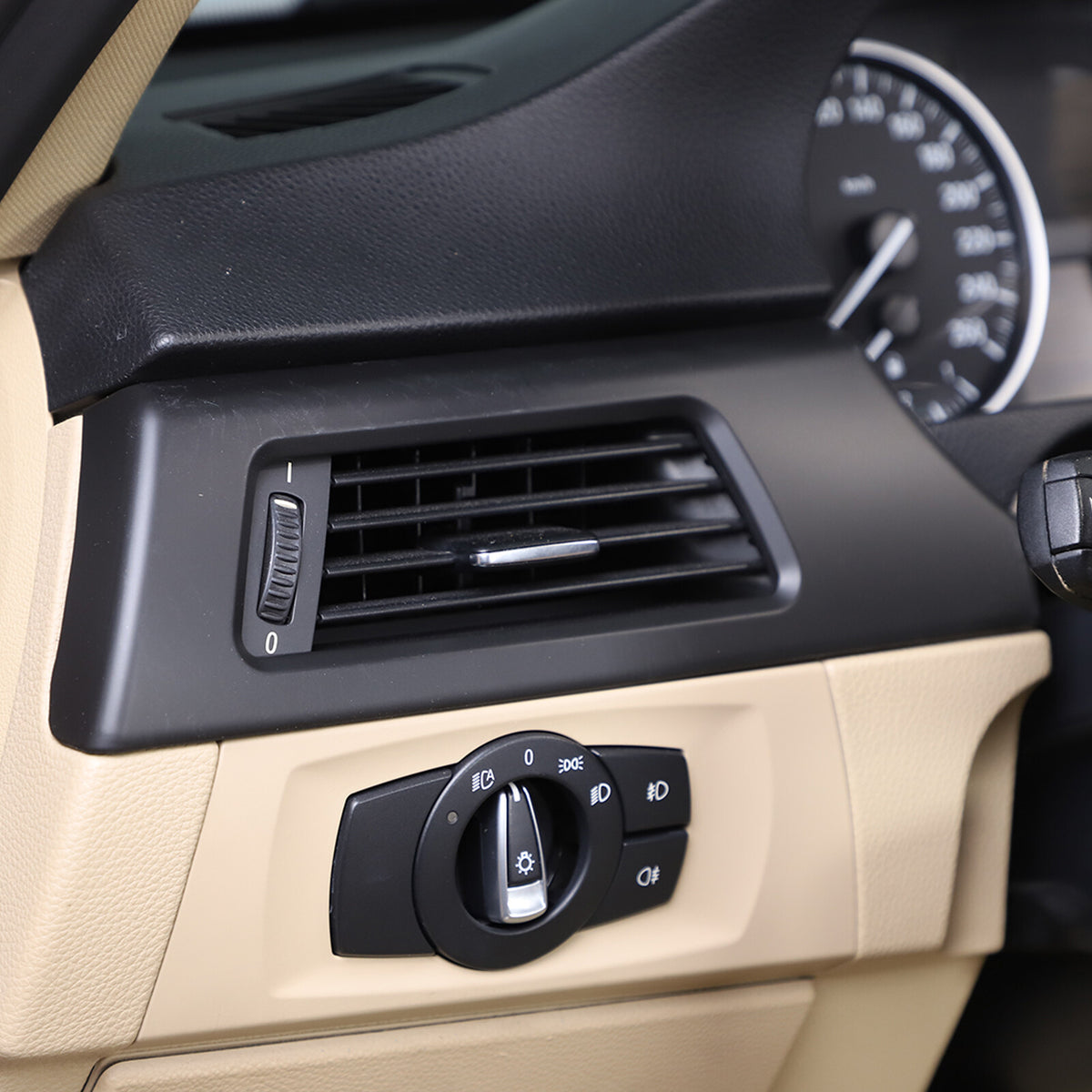 Matte Black Interior Center Dashboard Panel trim For BMW 3 Series E90 E92 05-12 16