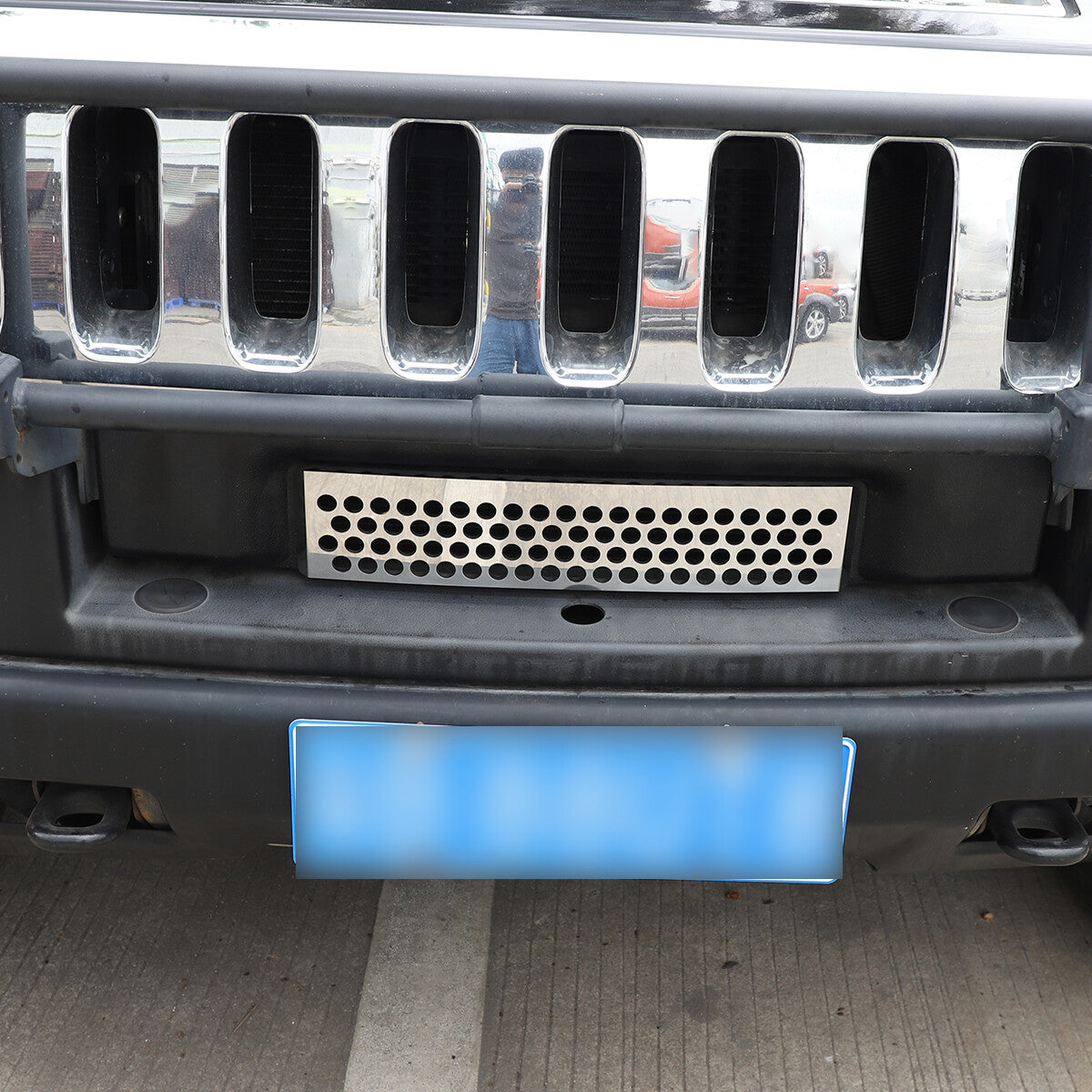 Lower Bumper Stainless Mesh Grille Insert Trim Bezels For Hummer H2 03-07 US 4