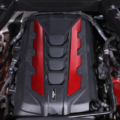 Aluminum Alloy Exterior Hood Engine License Plate Trim For Corvette C8 2020+ US - Variants 11-15 25