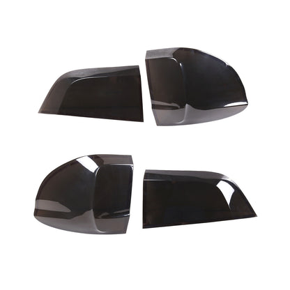 4PCS Smoke Blackout Tail Light Lamp Decoration Cover Trim For BMW X5 2014-2018 6