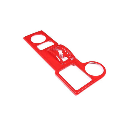 Red Gear Shift Water Cup Panel Cover Trim For Toyota FJ Cruiser 07-21 9