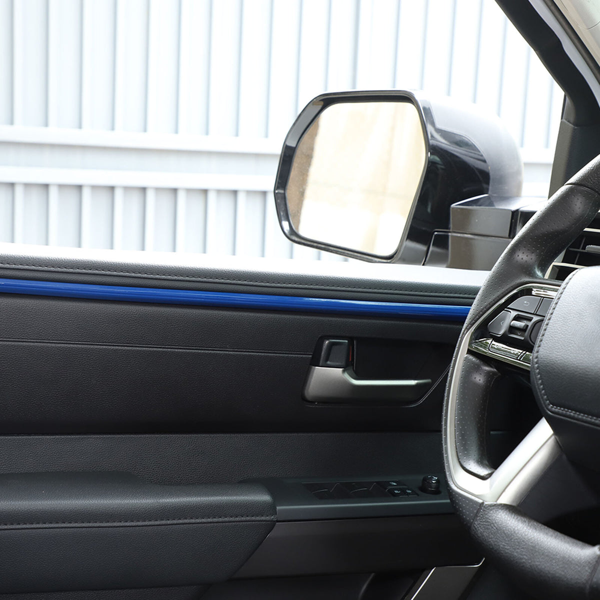 ABS Blue Car Center Panel Trim Interior Accessories For Toyota Tundra 2022-2026 - Variants 6-10 16