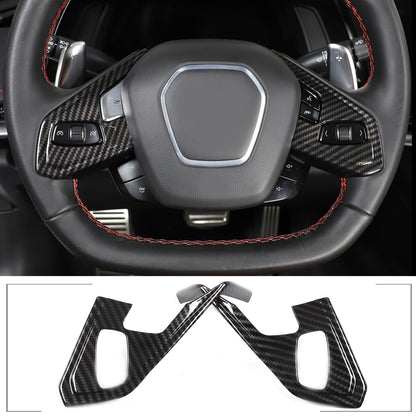 Carbon Fiber ABS Interior Decoration Cover Trim Kit For Corvette C8 2020-2025 - Styles 26-30 35